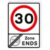 Speed Limit Road Sign - 30 MPH - Birthday Card.