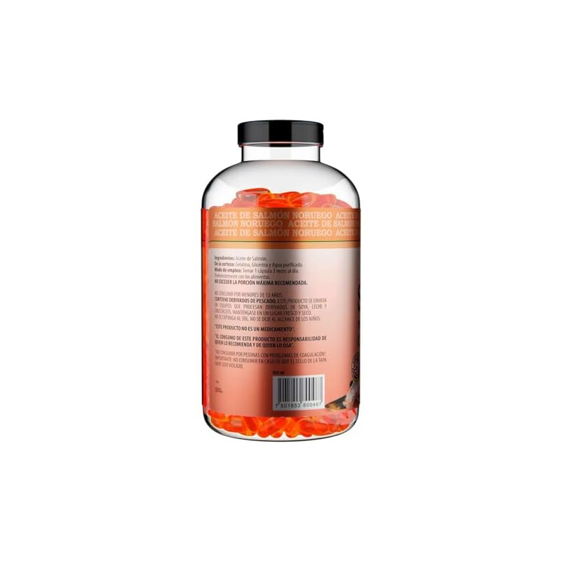 All Nature. Aceite de Salmn Noruego Omega 3. 320 Cpsulas.