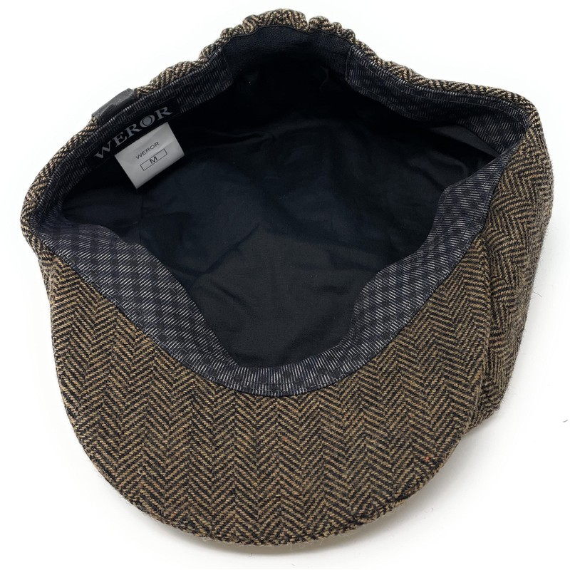 WEROR WEROR-322.1 Men's Peaked Cap - Flat Cap Men's Hat