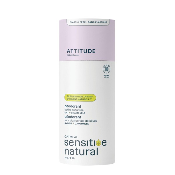 ATTITUDE ATTITUDE Baking Soda Free Deodorant for Sensitive Skin with