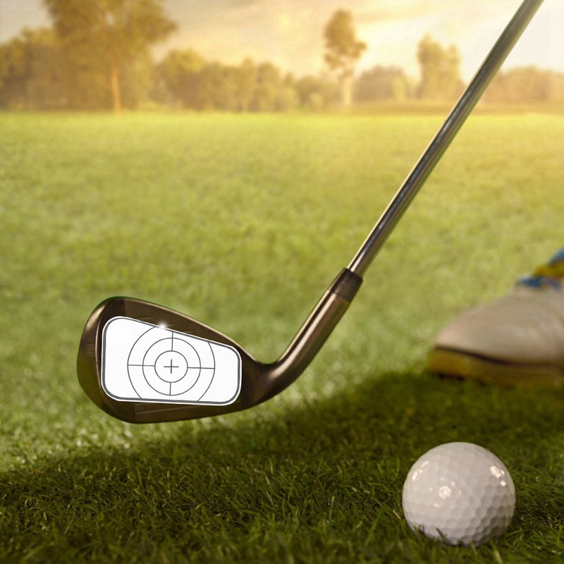 Golf Club Driver Wood Iron Training Aid Sticker