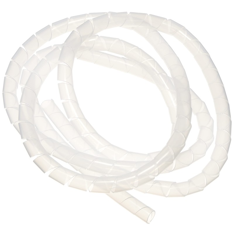 Sanwa Supply CA-SP12WN Cable Ties (Spiral, White) 6.6 ft (2