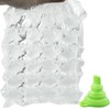 10 PCS Ice Cubes Disposable Ice Bag with Juice Funnel