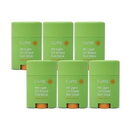 Kim Jeong-moon Aloe Cure Air Light UV Shield Sun Stick 20g (SPF50+) 6 Ss / 김정문알로에 큐어 에어라이트 유브이 쉴드 선스틱 20g(SPF50+) 6개 Ss