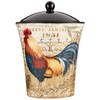 Certified International 23656 Gilded Rooster Canister Set (3 Piece), One