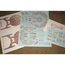 ACREATION MODELS 1/1000 Star Trek USS Enterprise NX01 Refit Aztec Decals for PLL