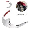 Unbranded Chrome Front Fender Tip Trim For Honda VTX1300 S