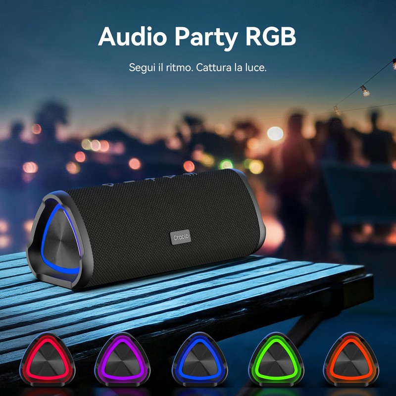 oraolo Cassa Bluetooth Altoparlante Portatile Wireless Speaker