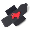 Felt Key Fob Sheep/Lamb/Animal Red as a Special Gift