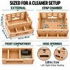 Wooden CPAP Organizer for Nightstand, Compatible with ResMed AirSense 10