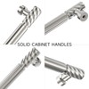 FILTA 10 Pack Brushed Nickel Cabinet Handles 3.75 Inch(96mm) Cabinet
