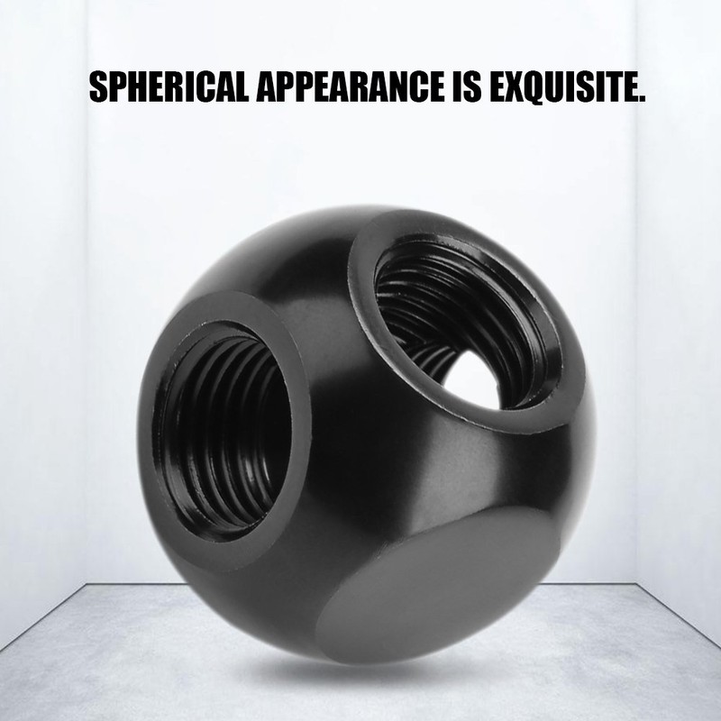 Richer-R Water Cooling Connector,2 Colors Computer Water Cooling Fitting Spherical