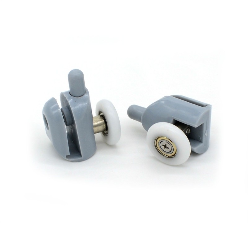 Shower Door Rollers, Set of 8 Single Shower Door Runners/Wheels/Pulleys/Guides