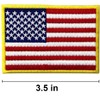 Tactical American Flag Premium Hook & Loop Embroidered Patch -