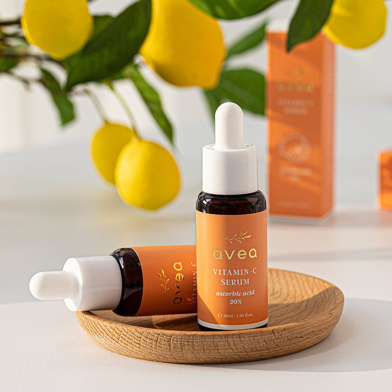 Avea Wrinkle Improvement Whitening Functional Vitamin C 20% Ampoule, Vitamin