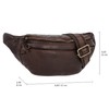 Gusti Spencer Leather Belt Bag, Bum Bag for Men and