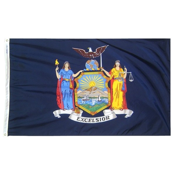 New York State Flag Nylon 5 ft. x 8 ft.