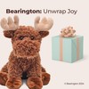 Bearington Morton The Moose Stuffed Animal, 10.5 Inch Plush Moose