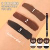 Bluemega Crema de Cejas Bicolor 2 en 1 y Gel