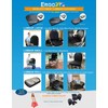 ERGO21 Lumbar Support Pillow for Office Chair, Car, Driving Seat,