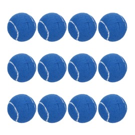 sourcing map 12 Pcs Precut Walkers Tennis Balls, Universal Precut Glide Ball Walkers Accessories Glides for Furniture Legs and Floor Protection, Dark Blue