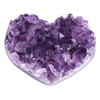 SAHOOTTIE Heart Amethyst Crystal Amethyst Geode Amethyst Cluster Crystal Heart
