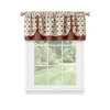 Achim Home Furnishings Callie Double Layer Pickup Valance 58x14 -