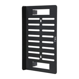Equals WALL TV Stand, A2 Compatible, Power Tap Plate, Cord Storage, Back Storage, Clean Wiring, Black