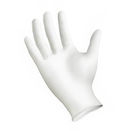 Sempermed GSWNF102 Grip Strong Glove, Powder-Free, Textured, Nitrile, Small, White (Pack of 1000)