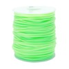 54 Yards Hollow Pipe Rubber Tube Cord 2mm Camellia PVC Tubing Cord String with Spool for DIY Necklace Bracelet Jewelry Making(Light Green)