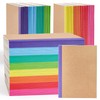 feela 96 Pack Composition Notebooks Bulk, Kraft Cover Lined Blank