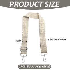 2 Pieces Simple Bag Shoulder Straps, Adjustable Shoulder Straps, Bag Accessories Replacement, Bag Packaging Decoration Shoulder Straps.