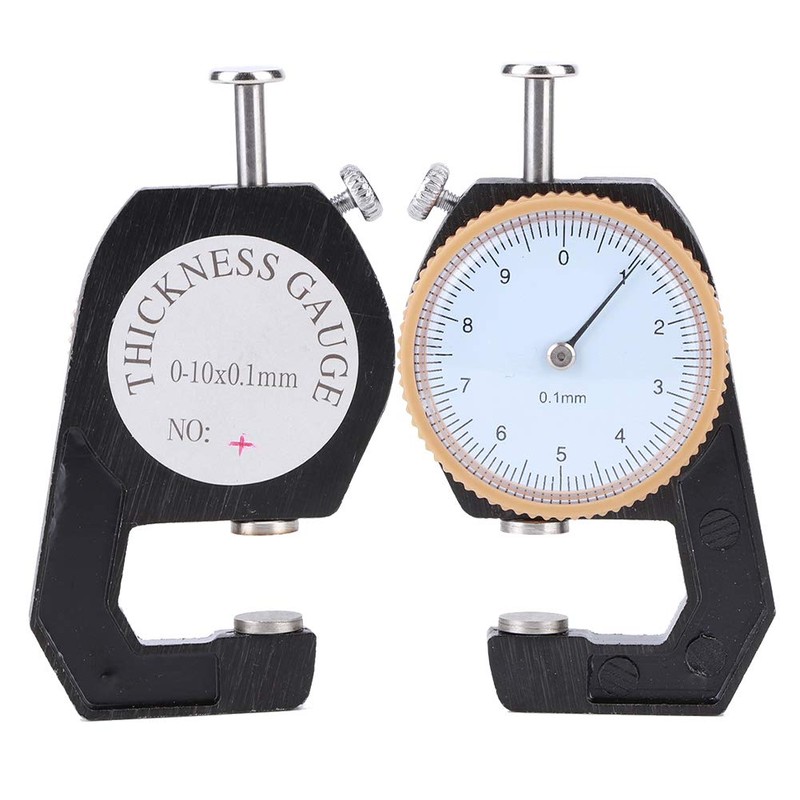 0 to 10mm Thickness Gauge, Portable Round Dial Thickness Gauge,