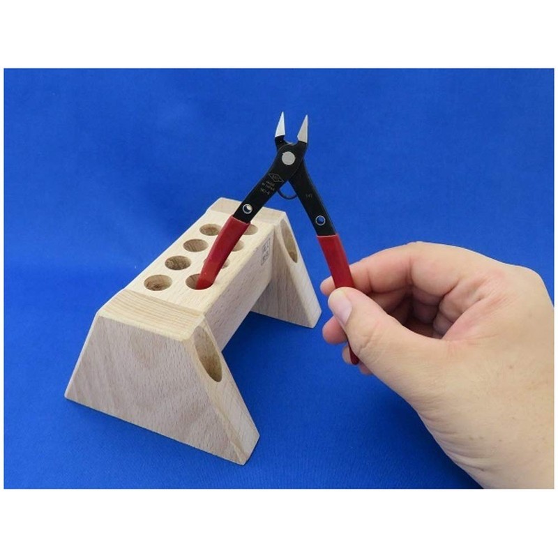 Shimomura Alec AL-K138 Wooden Hobby Tool Organizer Stand for Plastic