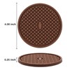 3 Pack Silicone Coasters for Drinks, Thickened Coasters with Deep