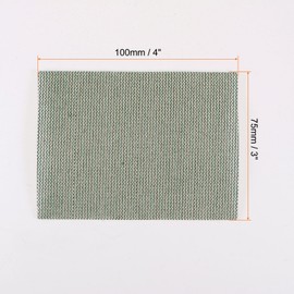 sourcing map 10pcs 600 Grits Mesh Sanding Screen Sheets 3" x 4" Wet or Dry Sandpaper Dust Free Abrasive Pads for Car Wood Drywall Metal Polishing & Grinding