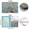 Foldable Clipboard Folio with Storage, 5 Plastic Folders with 10