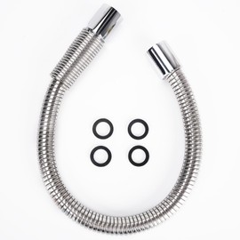 20" Commercial Sink Sprayer Hose,Stainless Steel Flexible Sink Hose for Commercial Kitchen Sink Faucets,No Deformation Pre-rinse Sprayer Hose