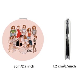 CHOORO Dance Dirty Merchandise Makeup Mirror 80s Movie Merch Makeup Mirror Dance Movie Makeup Mirror Dancing Lover Gift (Dance Dirty M)