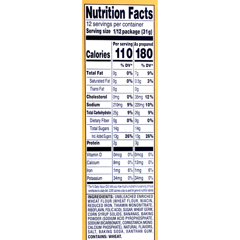 Baker’s Corner Banana Quick Bread and Muffin Mix, 13 oz