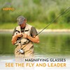 HIPPO OUTDOOR Fly fishing glasses with magnet release 8276