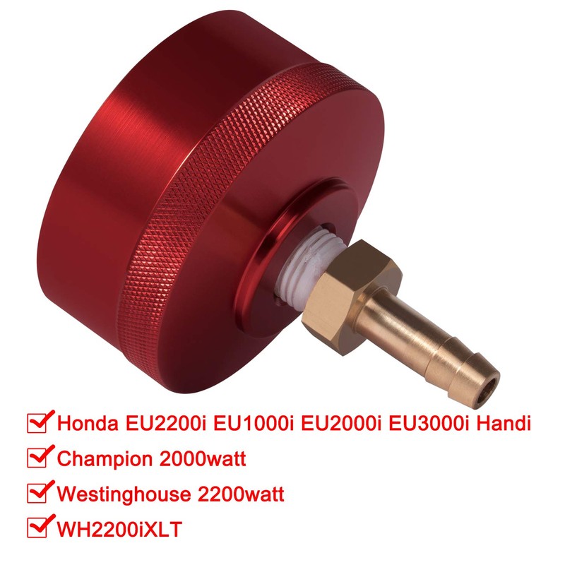 Bonbo Fuel Gas Cap with Brass Hose for Honda EU2200i