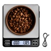 ACCT Premium Coffee Scale with Timer and USB Charging, Espresso