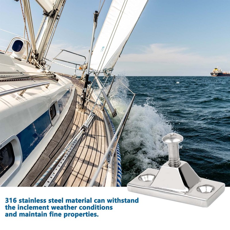 Boat Deck Hinge Bimini Top Side Mount,316 Stainless Steel Deck