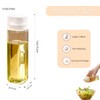 9 OZ/270ml Glass Oil Dispenser Set for Kitchen - No