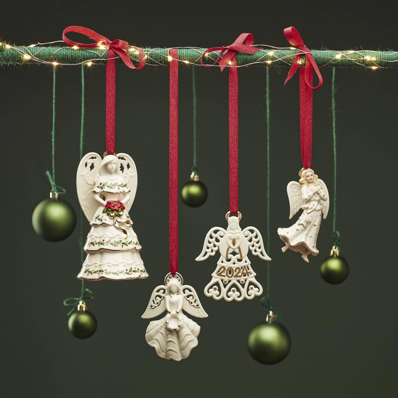 Lenox 895755 2024 A Year to Remember Angel Ornament