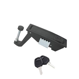 WJSKDQ 2PCS Compression Latch Lock Powder Coated Zinc Alloy Adjustable Lever Hand Operated Flush Lever Marine Applicable Door Thickness: 0.04"-0.94" Grip Range