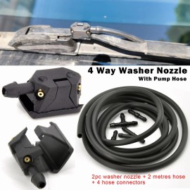 Unbranded Car Front Windshield Wiper Washer Nozzle Hose For Honda Accord CRV Civic Odyssey