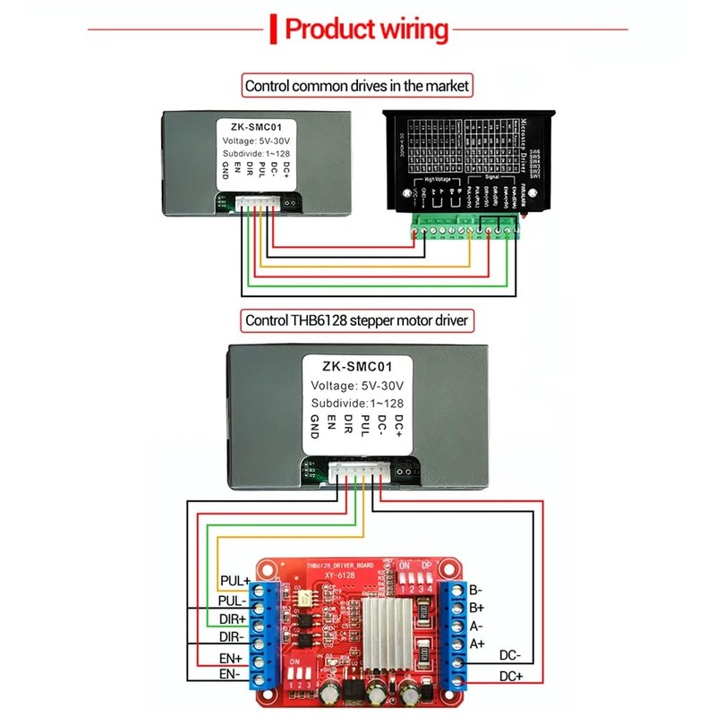 DollaTek 42 57 Stepper Motor Controller Forward and Reverse Angle