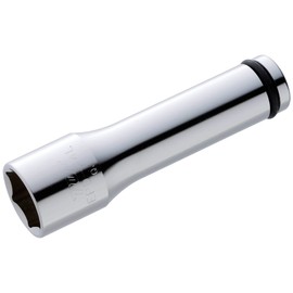 Top Industry (TOP) Construction Long Socket for Impact Wrench, 0.9 inches (24 mm), Total Length 4.7 inches (120 mm), Insertion Angle 0.5 inches (12.7 mm), Construction Tools, Tobi Tools, EPD-24L, Tsubame Sanjo, Made in Japan